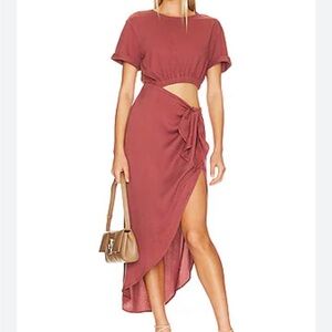 Free People Dress with Side Tie and Slit